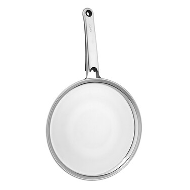 Sonex - Stainless Steel Flat Griddle Pan, 26 cm, Stay Cool Handle, Low-Edge Design, Even Heat Distribution, Perfect for Dosa, Crepes &amp; Pancakes, Hot Plate (Tawa)