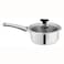 Sonex - Mega Stainless Steel Sauce Pan, 20 cm (3 Ltr), Glass Lid, Sandwich Bottom, Ergonomic Cool Handle, Sleek Modern Design, Ideal for Sauces &amp; Soups