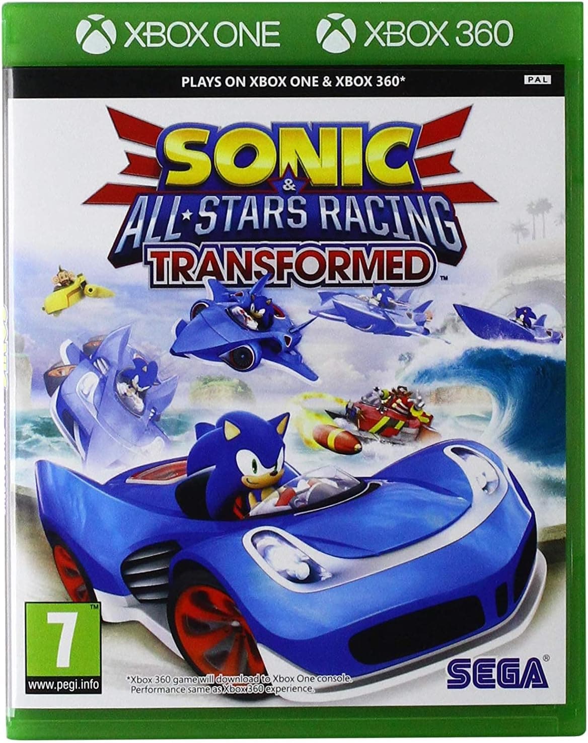 Sega Sega Sonic All Star Racing Transformed