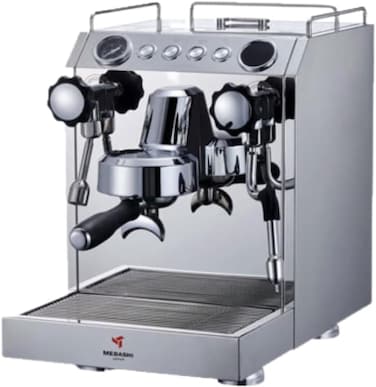 MEBASHI Commercial Dual Boiler Coffee Machine 2.5L Capacity, 15 Bar Stainless Steel - ME-CCM2055