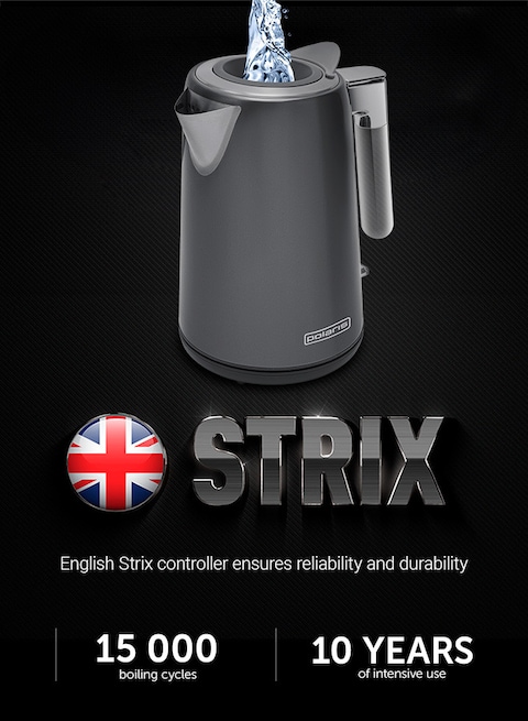 Polaris PWK 1746CA  Electric kettle, Water Way Pro, Bright external illumination, English Strix controller, Pouring water without opening the lid, &ldquo;Promedic&rdquo; steel