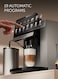 Polaris PACM 2080 Smart Coffee Machine WiFi IQ Home, Wi-Fi Remote Control, Italian 20-Bar Pump, Profi-Cream Milk Frothing System, Personalized Customization, 12 Grind Levels