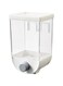 Adaskala 1000mL Dry Food Dispenser Nail-free Cereal Dispenser Wall-Mounted Kitchen Food Storage Container Organizer for Cereal Trail Mix Candy Granola Nuts Beans Rice Pasta