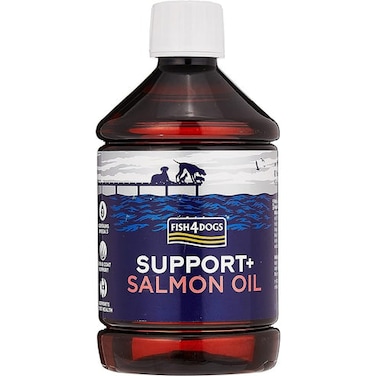 Fish 4 Dogs Support+ Salmon Oil For Dogs  -500ml