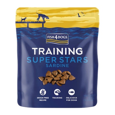 Fish 4Dogs Training Super Stars Sardine Dog Treats  -150G