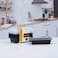 Hotpack Black Base Rectangular Container 8388 With Lid, 10 Pieces (8 + 2 Free), 750 Ml (25 Oz), Bento-Style Storage, Leak-Proof And Ideal For Professional Meal Prep.