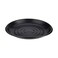 Hotpack Round Plastic Black Plates 9 Inch, 25 Pieces