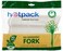 Hotpack Plastic White Forks, 50 Pieces