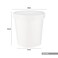 Hotpack Paper Noodle Bowl With Lid, 473 Ml (16 Oz), 5 Pieces, Large Round Takeaway Bowls For Noodles And Rice, Includes Secure Lid For Spill-Proof Delivery And Storage.