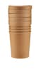 Hotpack Kraft Soup Cup With Lid, 946 Ml (32 Oz), 5 Pieces, Extra-Large Insulated Paper Bowls For Hot Soups And Stews, Features A Secure Lid For Spill-Free Takeaway And Delivery.