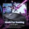 UGREEN Gaming Mouse Rechargeable Tri-mode, 5000 DPI Bluetooth, 2.4GHz, Wired, RGB Backlighting Ergonomic Optical Mice, Lightweight Game with 5 Programmable Buttons for Laptop, PC, Tablet
