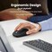 UGREEN Gaming Mouse Rechargeable Tri-mode, 5000 DPI Bluetooth, 2.4GHz, Wired, RGB Backlighting Ergonomic Optical Mice, Lightweight Game with 5 Programmable Buttons for Laptop, PC, Tablet