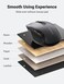 UGREEN Wireless Mouse, Bluetooth5.0+2.4G Stable Connection, 5 Adjustable 4000 DPI, 5 Buttons, Silent and Ergonomic, for Office/Home/Study, Compatible with Windows, macOS, iOS, Android, Linux