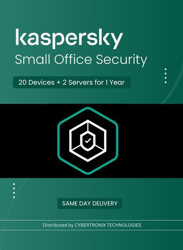 Kaspersky Small Office Security   20 Devices + 2 Servers 1 Year   2025   Digital License   Same Day Delivery