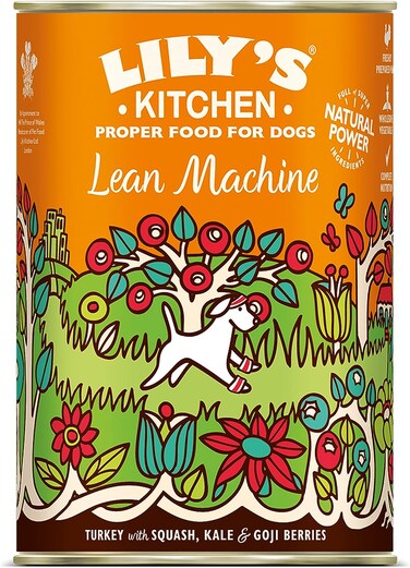 Lily's  Kitchen Lean Machine Wet Dog Food TURKEY (400g) Pack  of  12