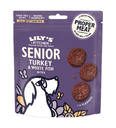 Lily's Kitchen Turkey &amp; Whitefish Senior Dog Treats 70G
