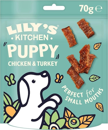 Lily&amp;#039;s Kitchen Chicken &amp; Turkey Nibbles Puppy Treats - 70G