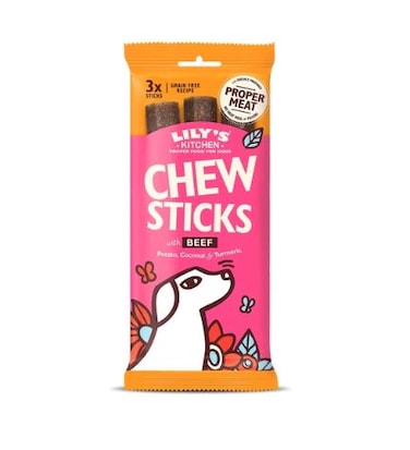 Lily,s Kitchen Dog Chew Stick With Beef-120G