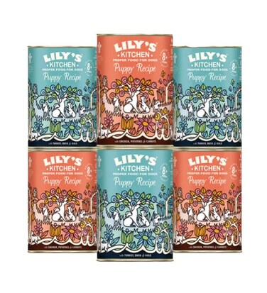 Lily's Kitchen Dog Puppy Wet Food Multipack 6x400g