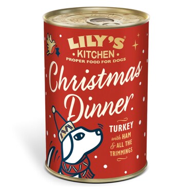 Lily&rsquo;s Kitchen Christmas 2025 Turkey &amp; Ham Wet Dog Food 400G
