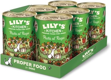 Lily's Kitchen Dog Pasta Al Ragu Wet Dog Food 400G Pack of 6
