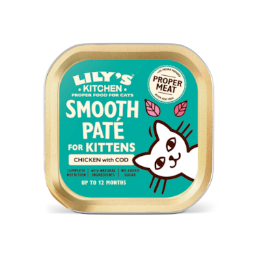 Lily's Kitchen Chicken Cod &amp; Salmon Pate Kitten Wet Food 85G
