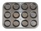 12 Cup Baking Tray: Versatile Use, Easy Cleanup, Perfect Portions, Heat Resistant, Sturdy