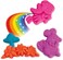 Addo Sandsational Enchanted Fairyland 600g, Squeeze, Shape and Sculpt sand, Moulding Building Toy
