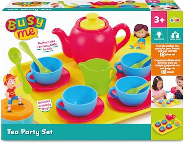 Addo Busy Me Tea Party Set, Pretend Play Toys, Learning Activity for Kids, Imaginative Toy

