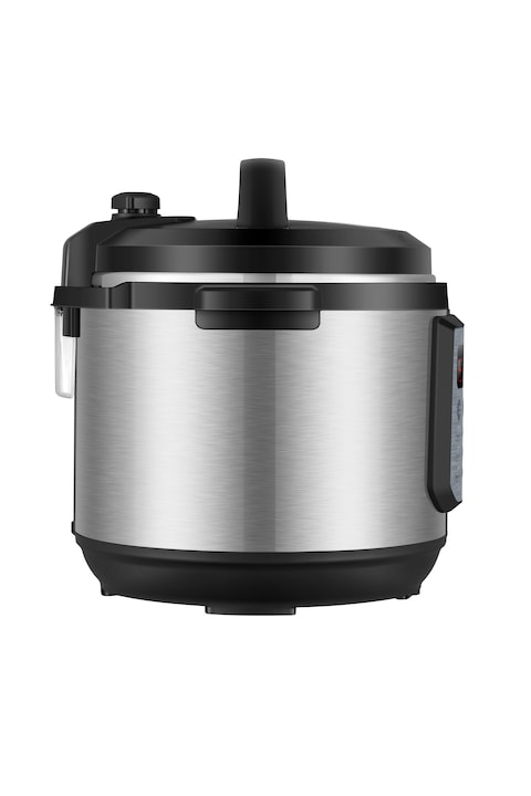 evvoli 12-in-1 Multi-Use Programmable Pressure Cooker Digital LED Display 8 L 1200 W EVKA-PC8012S Black/Silver