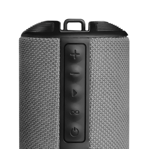 Evvoli 10W Grey Bluetooth Speaker with IPX6 Waterproof &amp; Dustproof Protection, Versatile Connectivity, and Immersive Sound EVAUD-MB10AG