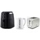 Evvoli Air Fryer 4L Manual control and  and Toaster 2 Slices, Stainless Steel EVKA-TO7HS, and Kettle 1.7L, Auto Cut-Off EVKA-KE17LW, Bundle
