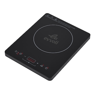 Evvoli 2000W Induction Hob with Smart Touch Panel, Keep Warm Function, with Energy-Efficient Cooking Technology.