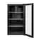 evvoli Beverage Cooler, 99 Liters, See-through Glass Door, Adjustable Leg, Defrost Type