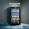 evvoli Beverage Cooler, 99 Liters, See-through Glass Door, Adjustable Leg, Defrost Type