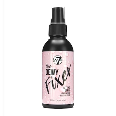 W7 The Fixer Makeup Setting Spray - Dewy Finish - Long-Lasting, Ultra-Fine Formula - Cruelty Free And Vegan