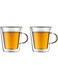 Bodum canteen double wall mug, clear, 0.20 litre, bd-10325-10, 2 pieces