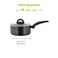 Tower Cerasure 18cm Aluminium Non-Stick Ceramic Saucepan with Tempered Glass Lid &amp; Steam Vent   Bonded Base   PFAS PFOA PTFE Free Saucepot    All Stovetop Compatible   Dishwasher Safe   Graphite Grey