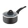 Tower Cerasure 18cm Aluminium Non-Stick Ceramic Saucepan with Tempered Glass Lid &amp; Steam Vent   Bonded Base   PFAS PFOA PTFE Free Saucepot    All Stovetop Compatible   Dishwasher Safe   Graphite Grey