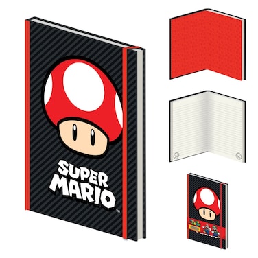 دفتر ملاحظات فاخر بحجم A5 من Pyramid Super Mario (Mushroom)