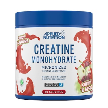 Applied Nutrition Creatine Monohydrate Micronized, Cherry &amp; Apple, 250 Gm