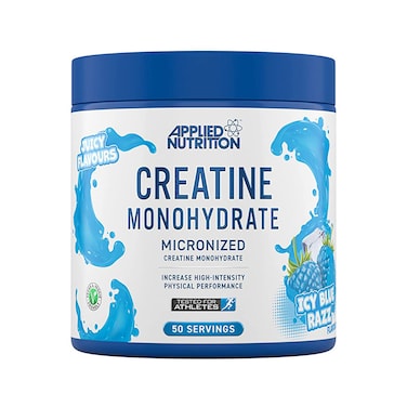Applied Nutrition Creatine Monohydrate Micronized, Icy Blue Raz, 250 Gm
