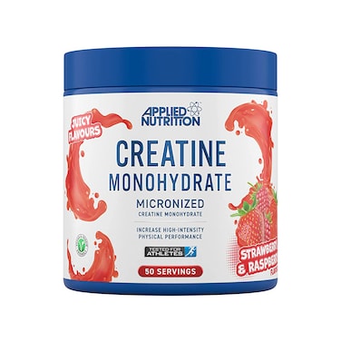 Applied Nutrition Creatine Monohydrate Micronized, Strawberry &amp; Raspberry, 250 Gm