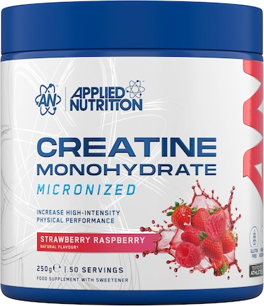 Applied Nutrition Creatine Monohydrate Micronized, Strawberry Raspberry, 250 Gm