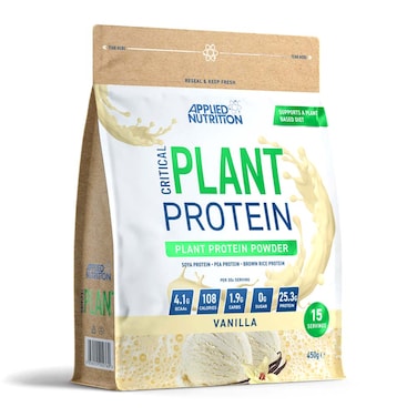 Applied Nutrition Critical Plant Protein, Vanilla, 450 GM