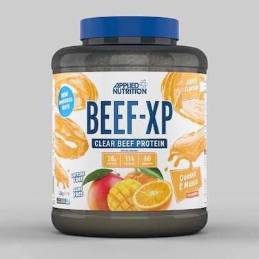 Applied Nutrition Beef XP Protein Isolate Orange &amp; Mango Zero Sugar, Low Fat, 1.8kg