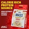 Applied Nutrition Original Formula Critical Mass, High-Calorie Weight And Muscle Gain Supplement With Protein, Carbs, And Essential Fats, White Choco Bueno Flavor - 6 Kg