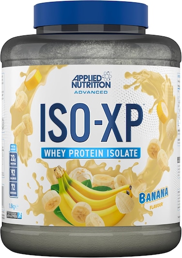 Applied Nutrition ISO XP Whey Isolate - مسحوق بروتين مصل اللبن المعزول، ISO-XP بنكهات لذيذة ومميزة (1.8 كجم، موز)