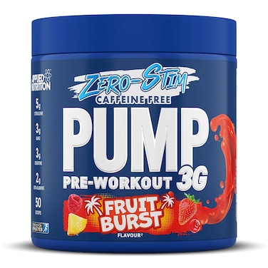 Applied Nutrition Pump 3G Zero Stimulant, Fruit Burst, 25