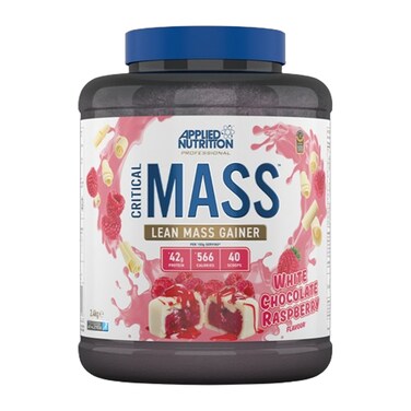 Applied Nutrition Critical Mass Lean Mass Gainz, White Chocolate Raspberry, 2.45 Kg